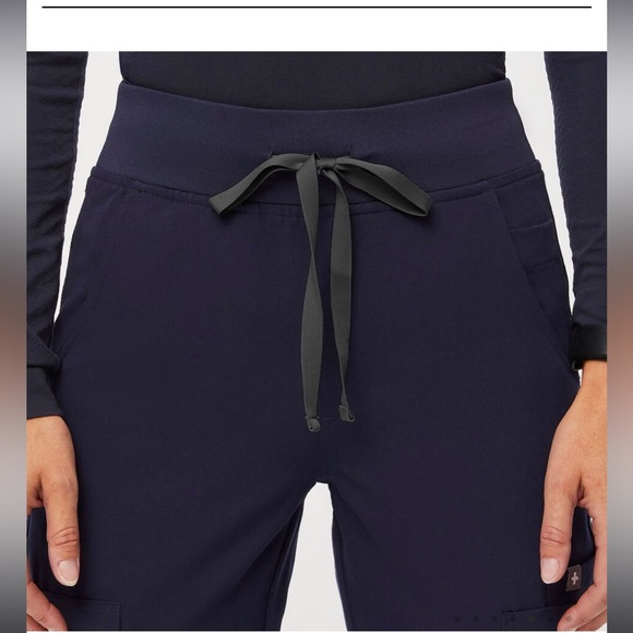 High-waisted Yola pants in Small Regular Navy - Picture 3 of 8